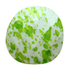 Spray-Painted Acrylic Beads, Faceted Flat Round 23x23x6mm hole:1mm Sold by Bag