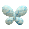 Spray-Painted Acrylic Beads, Butterfly 30x22x5mm hole:2mm Sold by Bag