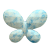 Spray-Painted Acrylic Beads, Butterfly 30x22x5mm hole:2mm Sold by Bag