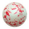 Spray-Painted Acrylic Beads, Round 18mm hole:2mm Sold by Bag