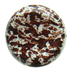 Spray-Painted Acrylic Beads, Flat Round 36x36x17mm hole:1mm Sold by Bag