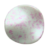 Spray-Painted Acrylic Beads, Twist Flat Round 35x35x6mm hole:2mm Sold by Bag