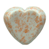 Spray-Painted Acrylic Beads, Heart 31x29x7mm hole:2mm Sold by Bag