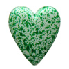 Spray-Painted Acrylic Beads, Heart 46x40x10mm hole:2mm Sold by Bag