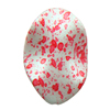 Spray-Painted Acrylic Beads, Twist Flat Oval 46x32x9mm hole:3mm Sold by Bag
