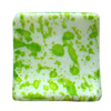 Spray-Painted Acrylic Beads, Square 20x20x4mm hole:1mm Sold by Bag