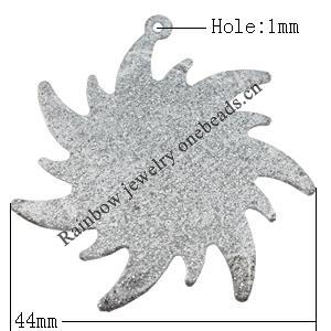 Iron Jewelry finding Pendant Lead-free, 44mm Hole:1mm, Sold by Bag