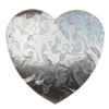 Iron Jewelry finding Pendant Lead-free, Heart 30x30mm Hole:1mm, Sold by Bag