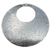 Iron Jewelry finding Pendant Lead-free, Donut 50mm Hole:2mm, Sold by Bag
