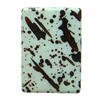 Spray-Painted Acrylic Beads, Rectangular 28x20x4mm hole:2mm Sold by Bag