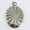 Iron Jewelry finding Pendant Lead-free, Leaf 10x17mm Hole:1mm, Sold by Bag