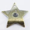 Iron Jewelry finding Pendant Lead-free, Star 20mm, Sold by Bag