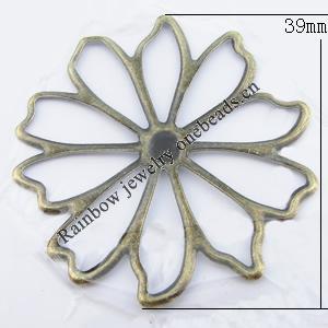 Iron Jewelry finding Connectors/links Pb-free, 39mm, Sold by Bag