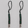 70mm Mobile Telephone or Key Chain Jewelry Cord with Iron cap, Sold by Bag