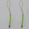 70mm Mobile Telephone or Key Chain Jewelry Cord with Iron cap, Sold by Bag