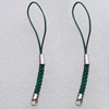 70mm Mobile Telephone or Key Chain Jewelry Cord with Iron cap, Sold by Bag