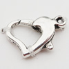 Zinc Alloy Lobster Claw Clasp, Nickel-free & Lead-free, 14x9mm, Hole:Approx 1MM, Sold by Bag
