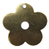 Iron Jewelry finding Pendant Lead-free, Flower 28x28mm Hole:2mm, Sold by Bag