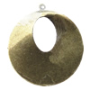Iron Jewelry finding Pendant Lead-free, 30x33mm Hole:1mm, Sold by Bag