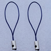 55mm Mobile Telephone or Key Chain Jewelry Cord with Iron cap, Hole:1mm Sold by Bag