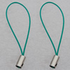 55mm Mobile Telephone or Key Chain Jewelry Cord with Copper cap, Hole:1mm Sold by Bag