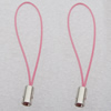 55mm Mobile Telephone or Key Chain Jewelry Cord with Copper cap, Hole:1mm Sold by Bag