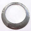 Iron Jewelry finding Pendant Lead-free, Donut O:65mm I:46mm, Sold by Bag