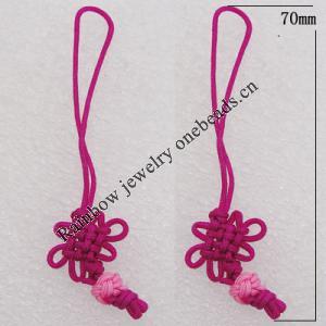 70mm Mobile Telephone or Key Chain Jewelry Cord, Sold by Bag