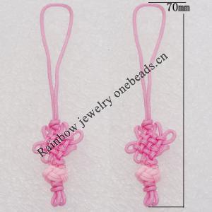 70mm Mobile Telephone or Key Chain Jewelry Cord, Sold by Bag