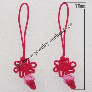 70mm Mobile Telephone or Key Chain Jewelry Cord, Sold by Bag