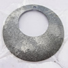 Iron Jewelry finding Pendant Lead-free, Donut O:32mm I:16mm Hole:15mm, Sold by Bag