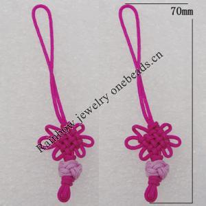 70mm Mobile Telephone or Key Chain Jewelry Cord, Sold by Bag