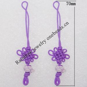 70mm Mobile Telephone or Key Chain Jewelry Cord, Sold by Bag