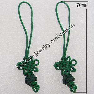 70mm Mobile Telephone or Key Chain Jewelry Cord, Sold by Bag