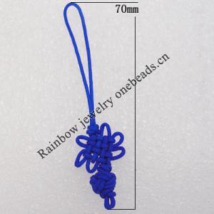 70mm Mobile Telephone or Key Chain Jewelry Cord, Sold by Bag