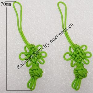 70mm Mobile Telephone or Key Chain Jewelry Cord, Sold by Bag