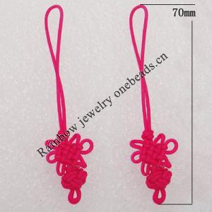 70mm Mobile Telephone or Key Chain Jewelry Cord, Sold by Bag