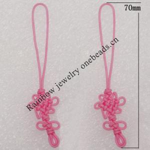 70mm Mobile Telephone or Key Chain Jewelry Cord, Sold by Bag