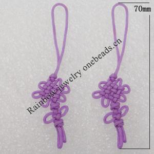 70mm Mobile Telephone or Key Chain Jewelry Cord, Sold by Bag