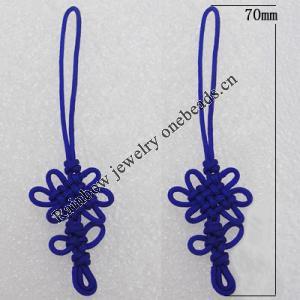 70mm Mobile Telephone or Key Chain Jewelry Cord, Sold by Bag