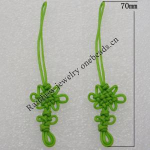 70mm Mobile Telephone or Key Chain Jewelry Cord, Sold by Bag