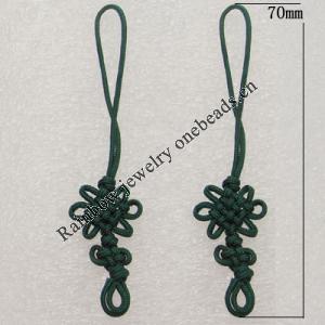 70mm Mobile Telephone or Key Chain Jewelry Cord, Sold by Bag