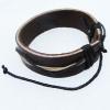 7.1 Inch Cowhide (Cowskin) with waxed cotton Bracelet Sold by Bag 