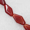 Gemstone beads, Agate(dyed), Diamond 23x12mm, sold per 16-inch strand