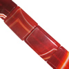 Gemstone beads, Agate(dyed), Rectangle 33x23mm, sold per 16-inch strand