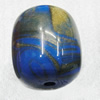 Dichroic Solid Acrylic Beads, Drum 23.5x21mm Hole:3mm Sold by Bag 