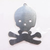 Iron Jewelry finding Pendant Lead-free, Skeleton 34x26mm Hole:2mm, Sold by Bag
