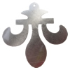 Iron Jewelry finding Pendant Lead-free, 50mm, Sold by Bag