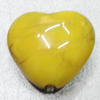 Dichroic Solid Acrylic Beads, Heart 21x19x12mm Hole:2.5mm Sold by Bag 