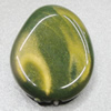Dichroic Solid Acrylic Beads, Flat Teardrop 24x19mm Hole:2mm Sold by Bag 